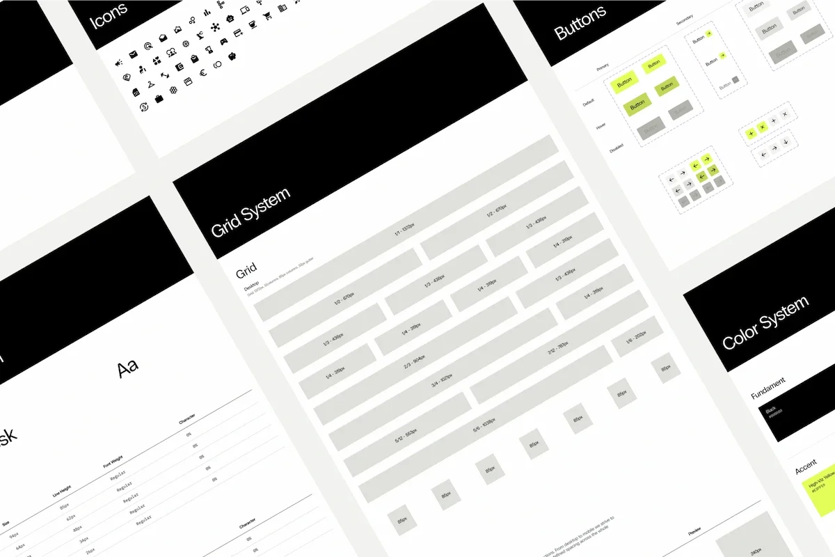 Design system components